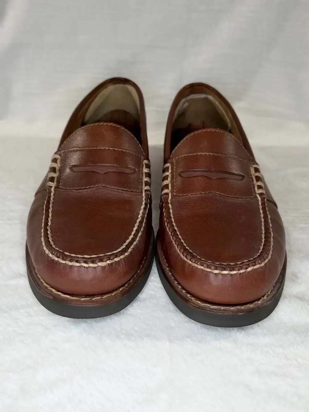 Polo Sport Ralph Lauren Brown Leather Penny Loafers